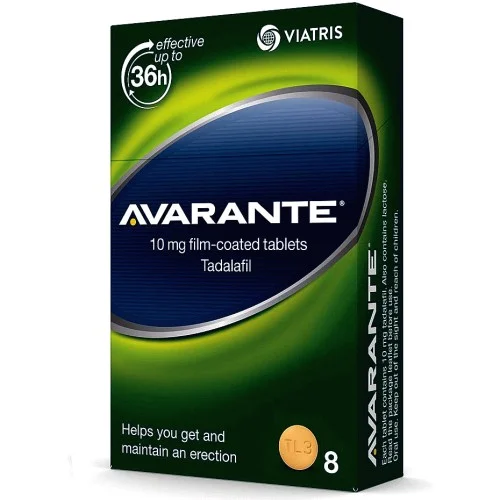 Buy Avarante 10mg Tablets (Tadalafil)